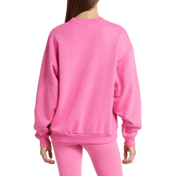 Alo Yoga Accolade Crew Neck Pullover Paradise Pink S - Picture 11 of 13